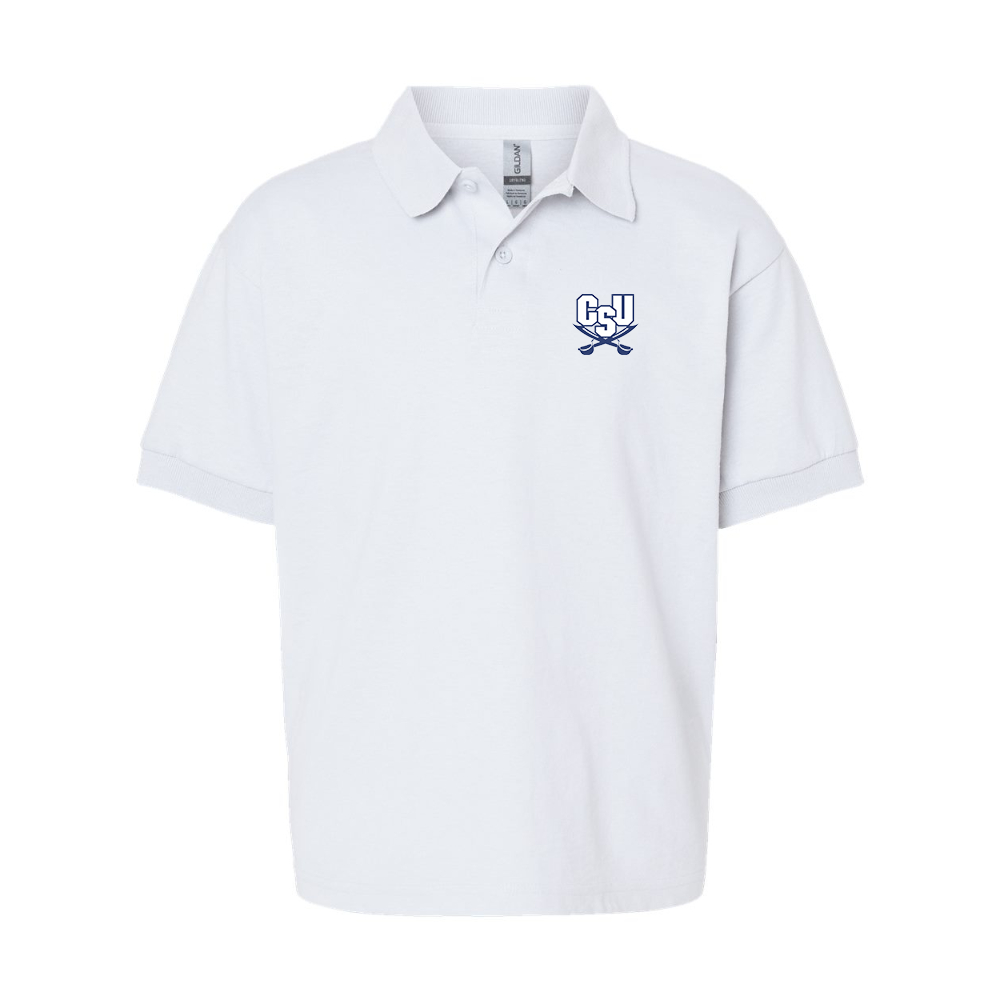 Youth  CSU Buccaneers   Gildan Dry Blend Jersey Polo
