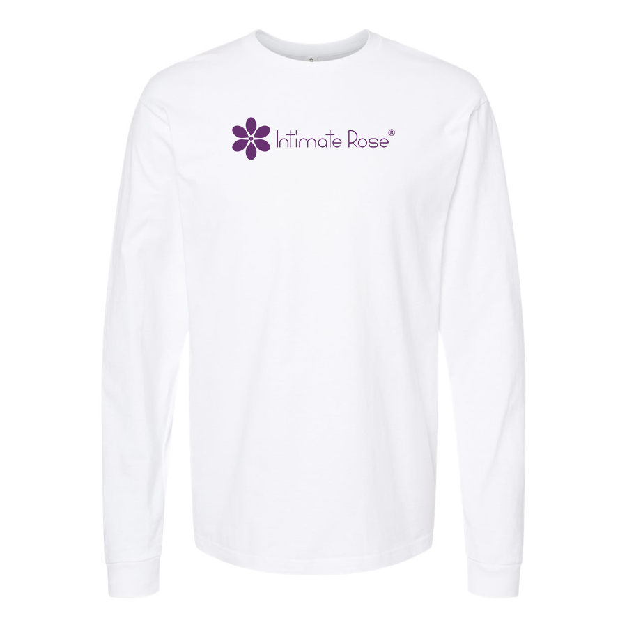 Men's Intimate Rose   Logo  Cotton Long Sleeve T-Shirt