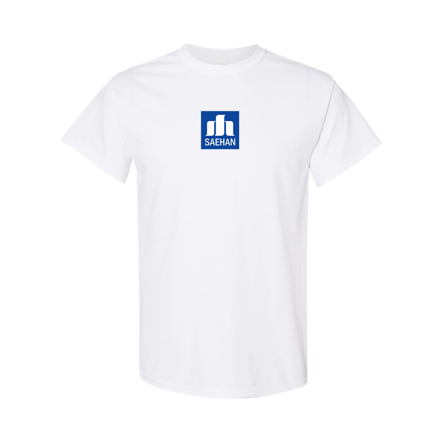 Men's Saehan Motors Logo Cotton T-Shirt
