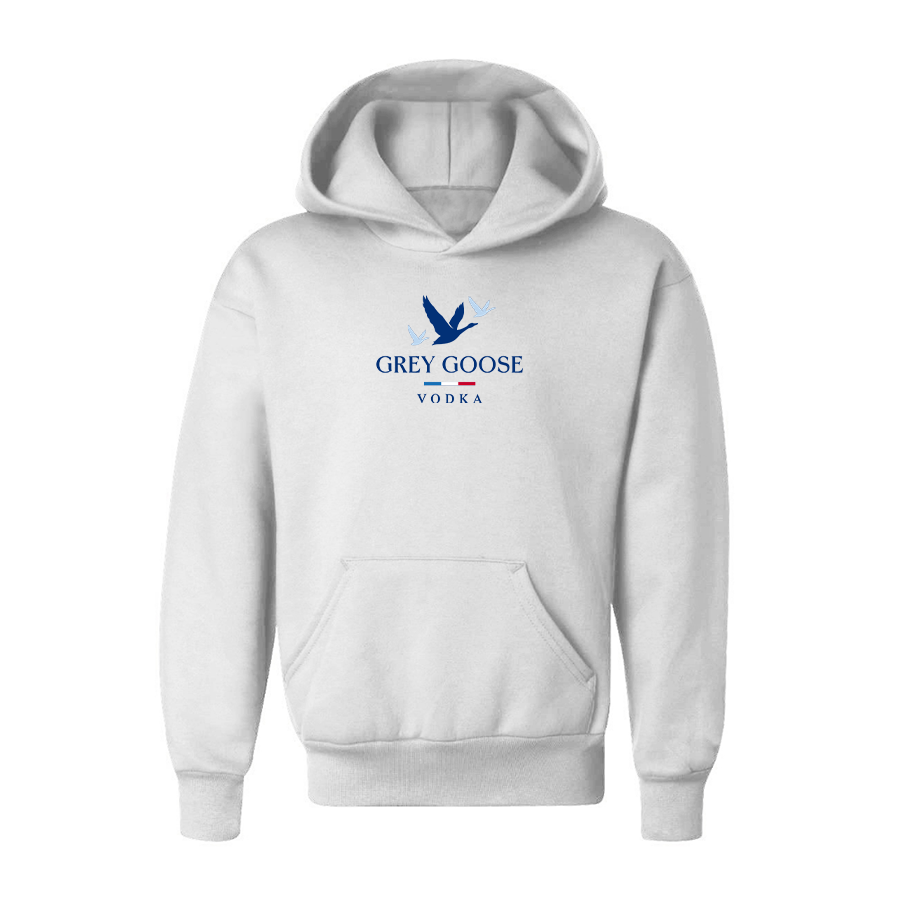 Youth Grey Goose Logo Pullover Hoodie