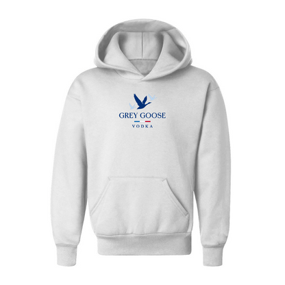 Youth Grey Goose Logo Pullover Hoodie
