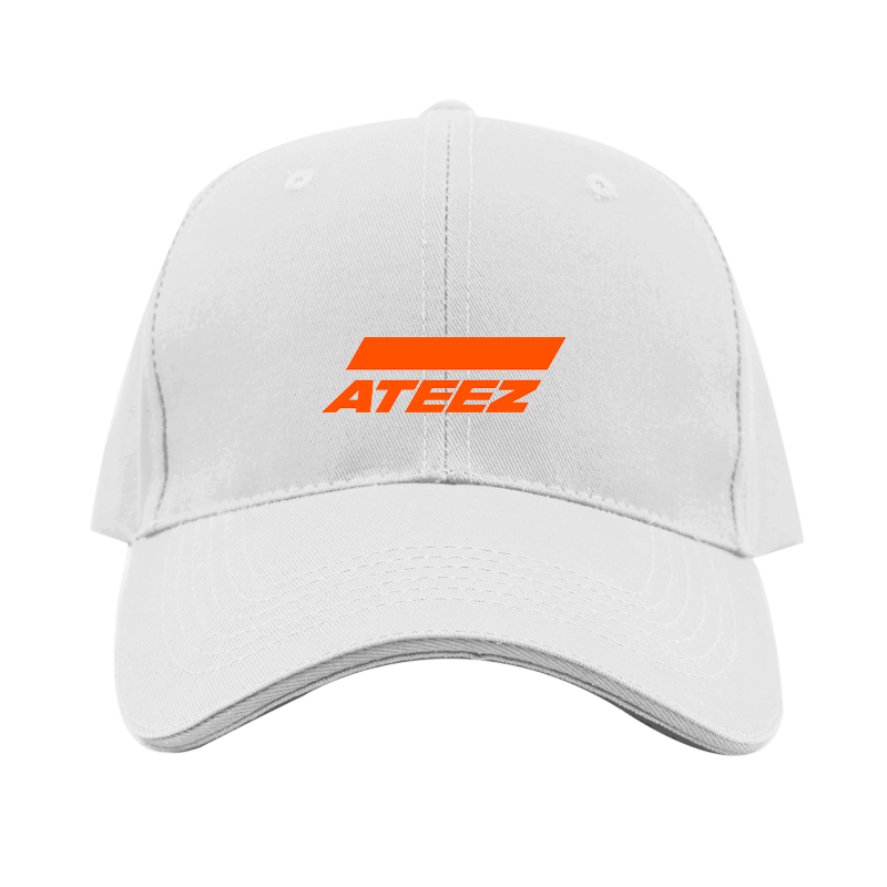 Ateez Logo  Dad Baseball Cap Hat