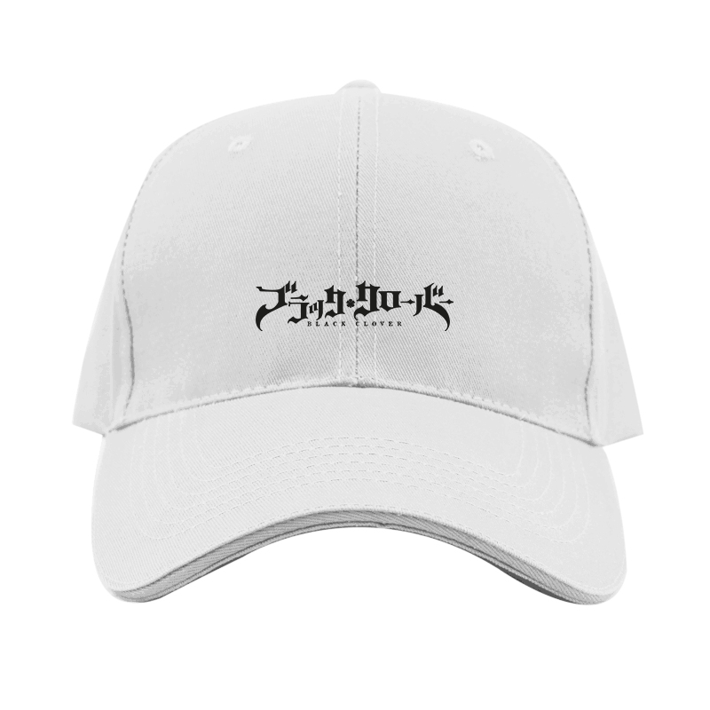 Black Clover  Logo  Dad Baseball Cap Hat