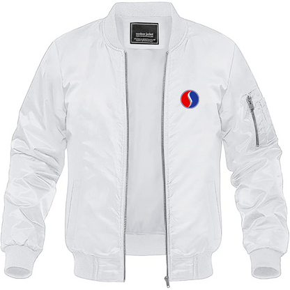 Men's Studebaker Logo Lightweight Bomber Jacket Windbreaker Softshell Varsity Jacket Coat