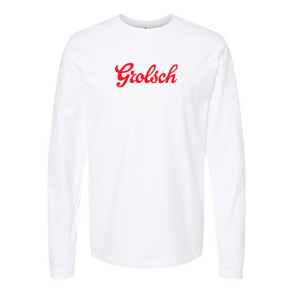 Youth Grolsch Logo Cotton Long Sleeve T-Shirt