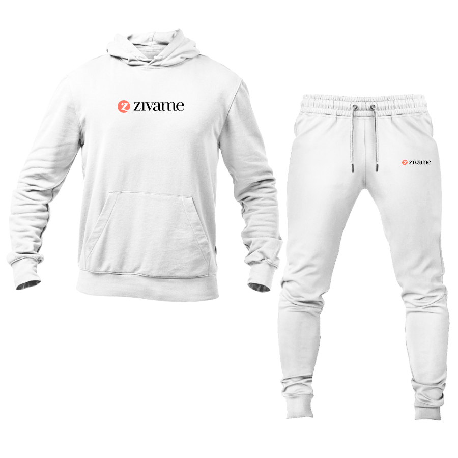 Men's Zivame Logo Hoodie Joggers Set