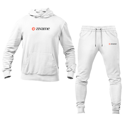 Men's Zivame Logo Hoodie Joggers Set