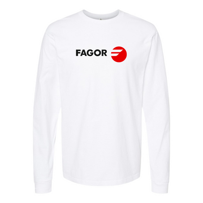 Men's Fagor Logo Cotton Long Sleeve T-Shirt