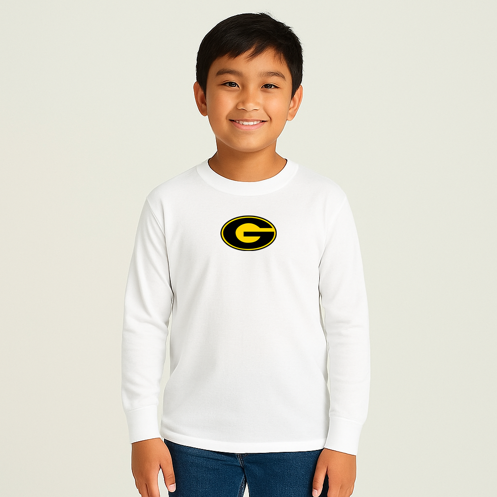 Youth Grambling State Tigers Logo Cotton Long Sleeve T-Shirt