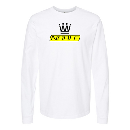 Men's Noble Logo Cotton Long Sleeve T-Shirt