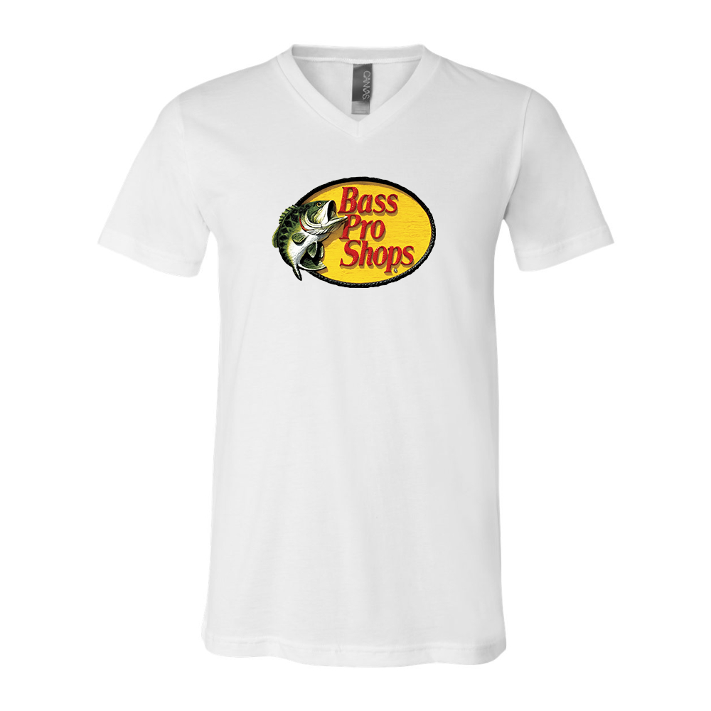 Bass Pro Shops Logo BELLA  CANVAS - Jersey V-Neck T-Shirt