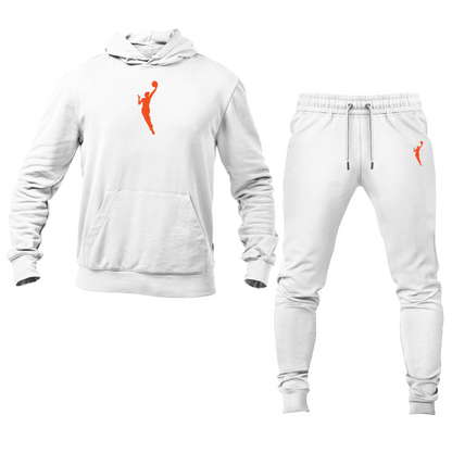 Men's WNBA Symbol Logo Hoodie Joggers Set