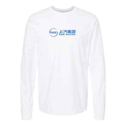Youth SAIC Motor Logo Cotton Long Sleeve T-Shirt
