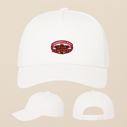 Jacksonville State Gamecocks Logo Five Panel Twill Snapback Cap