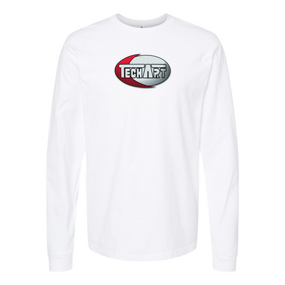 Men's TechArt Logo Cotton Long Sleeve T-Shirt