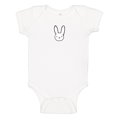 Bad Bunny Logo Baby Onesie Romper