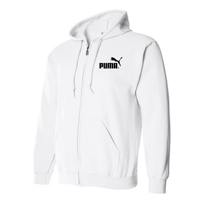 Men's Puma Logo Zipper Hoodie