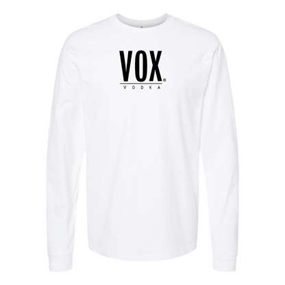 Men's Vox Logo Cotton Long Sleeve T-Shirt