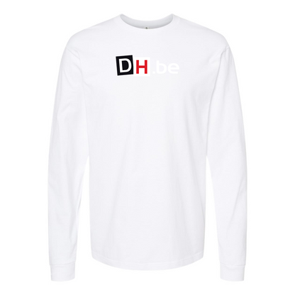 Men's DH Derniere Heure Logo  Cotton Long Sleeve T-Shirt