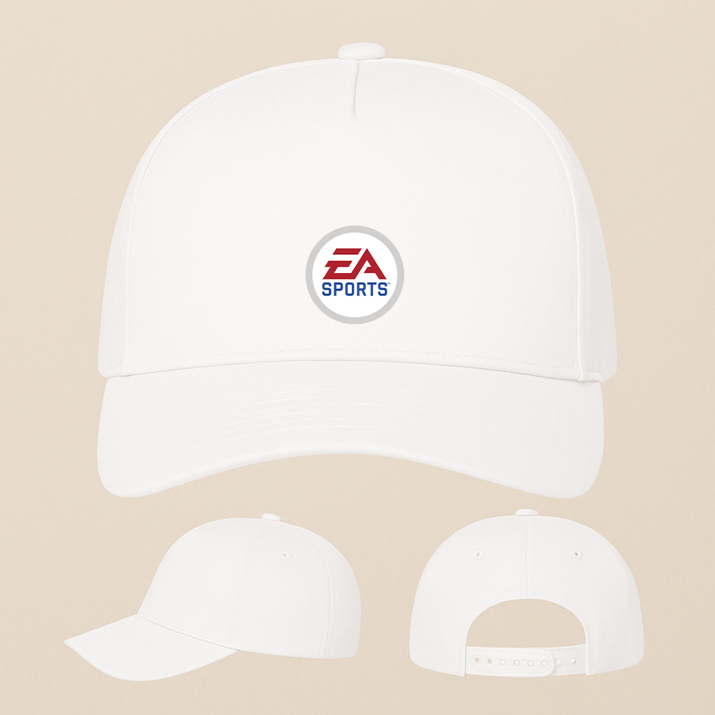 EA SPORTS Logo Five Panel Twill Snapback Cap