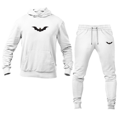 Men's Bat-Emoji Logo Hoodie Joggers Set