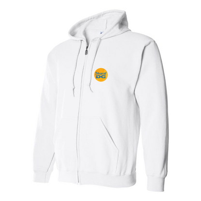 Men's SharafDG  Logo Zipper Hoodie