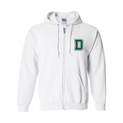 Men's Dartmouth Big Green  Gildan  Heavy Blend Full Zip Hooded Sweatshirt