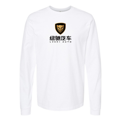 Men's Lvchi Logo Cotton Long Sleeve T-Shirt