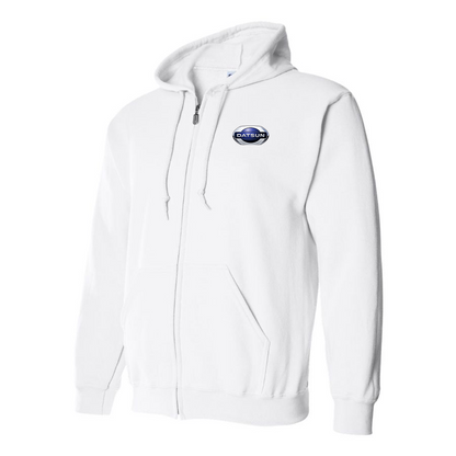 Men's Datsun Logo Zipper Hoodie