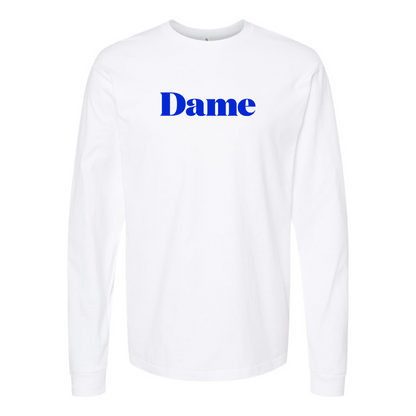 Men's Dame Products  Logo Cotton Long Sleeve T-Shirt