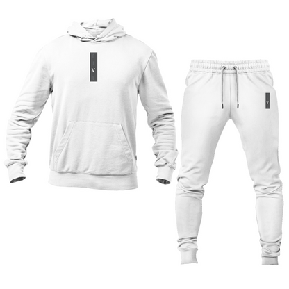 Men's Five Logo Hoodie Joggers Set