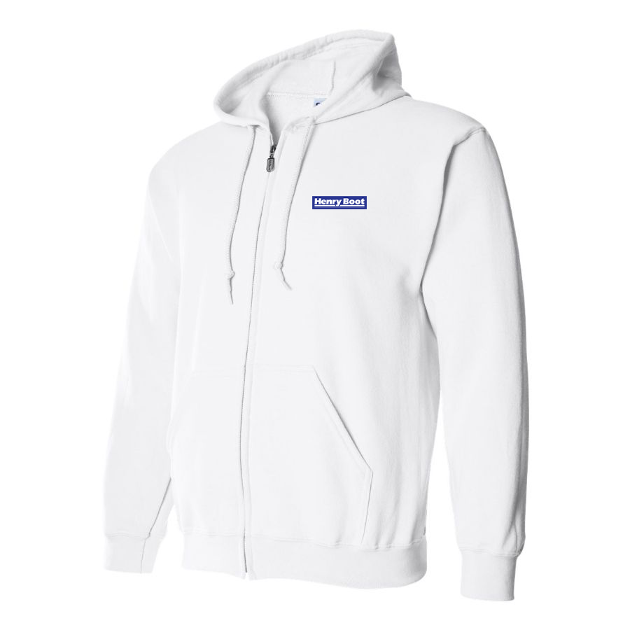 Men's Henry Boot Logo Zipper Hoodie