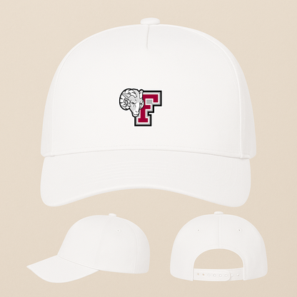 Fordham Rams Logo Five Panel Twill Snapback Cap