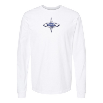 Men's Marcos Logo Cotton Long Sleeve T-Shirt