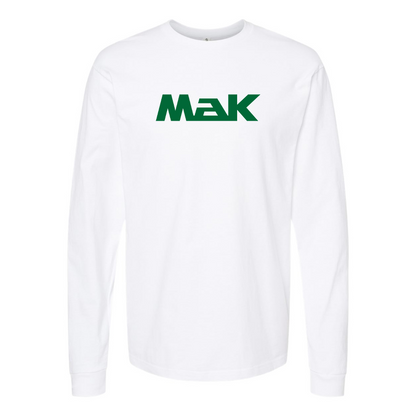 Men's Maschinenbau Kiel Logo Cotton Long Sleeve T-Shirt