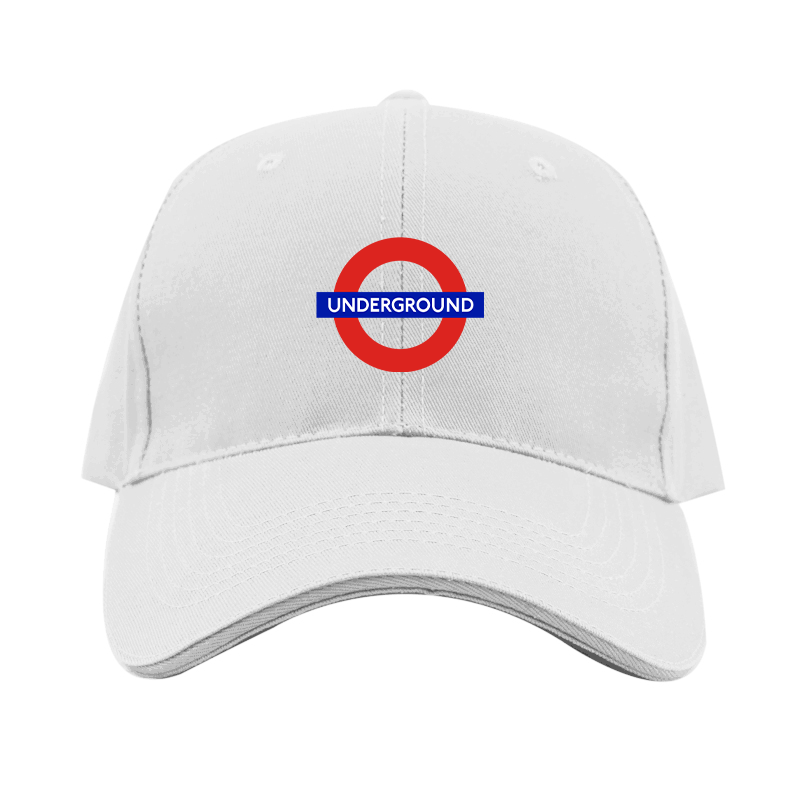 London Tube Logo  Dad Baseball Cap Hat