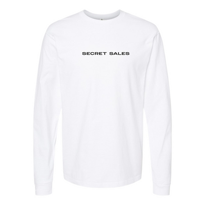 Men's Secret Sales Logo Cotton Long Sleeve T-Shirt