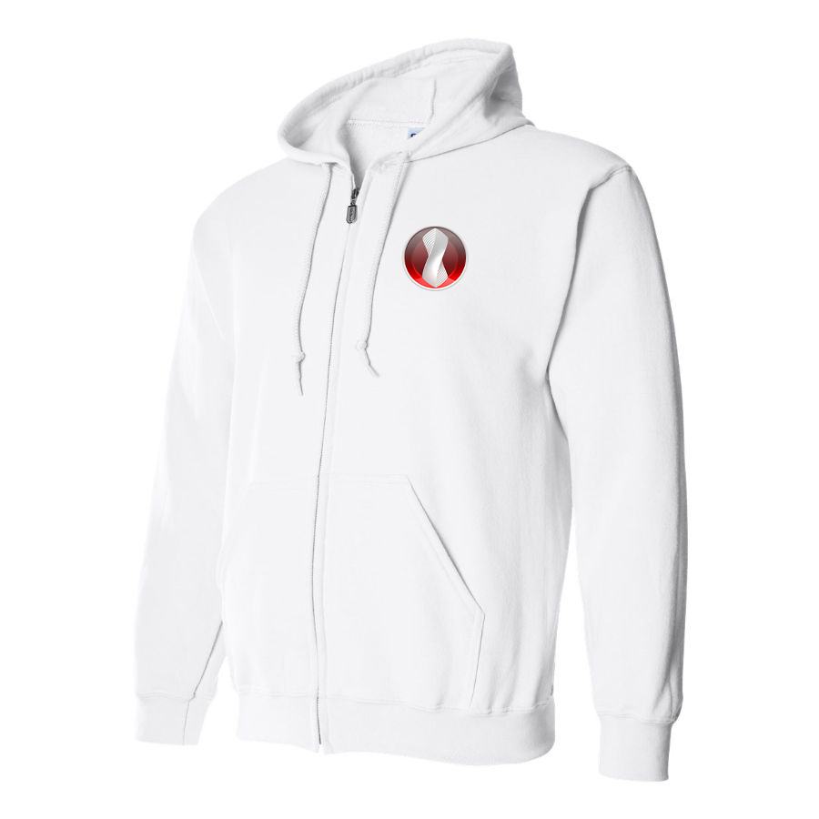 Men's Devon Motorworks Logo Zipper Hoodie