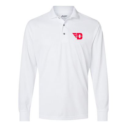 Men's Dayton Flyers Paragon Prescott Long Sleeve Polo