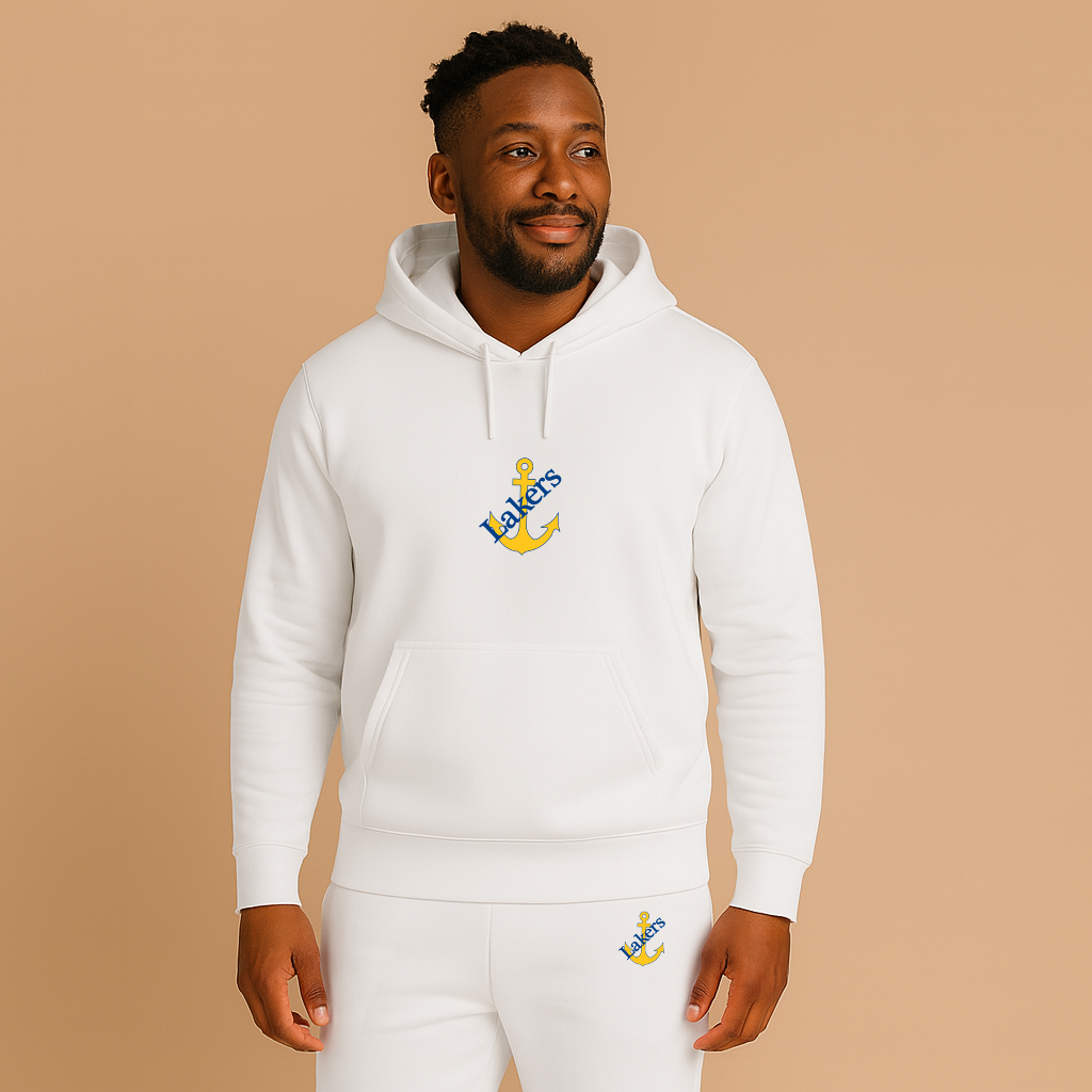 Men's Lake Superior State Lakers Logo Hoodie Joggers Set