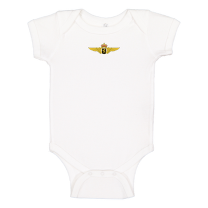 Belgian Air Force  Logo Baby Onesie Romper