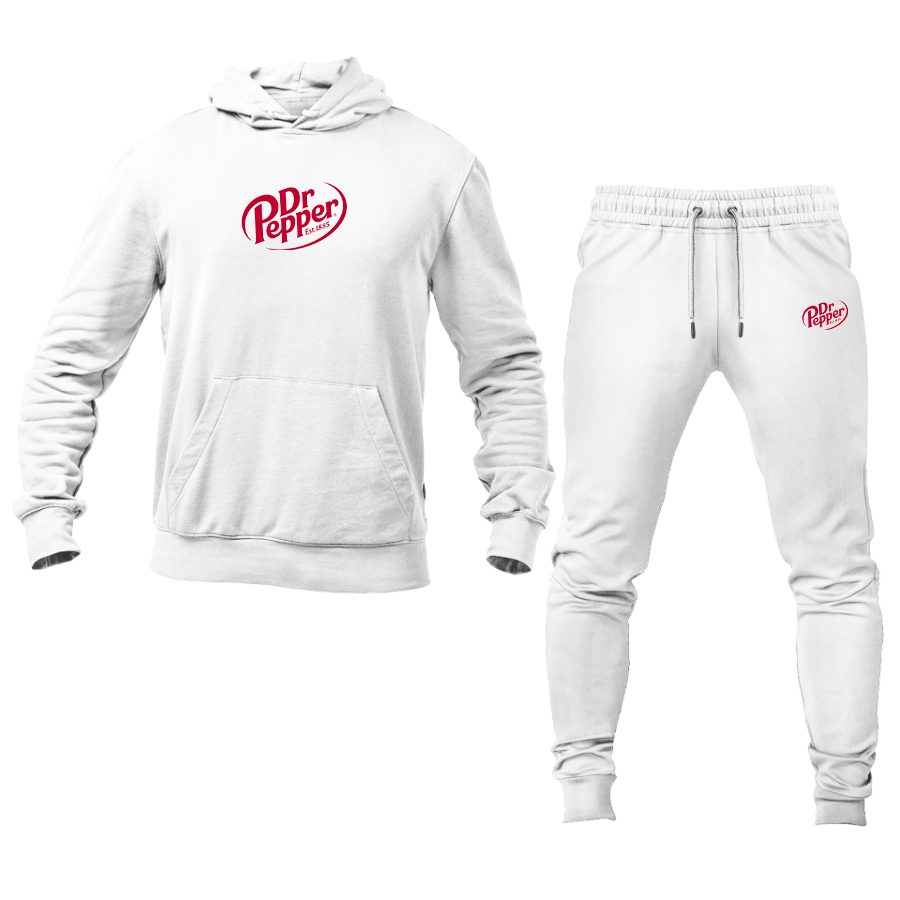 Men's Dr Pepper Logo Hoodie Joggers Set