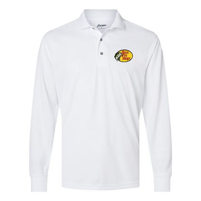 Men's Bass Pro Shops Logo Paragon Prescott Long Sleeve Polo