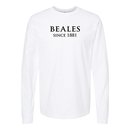 Men's Beales Logo Cotton Long Sleeve T-Shirt