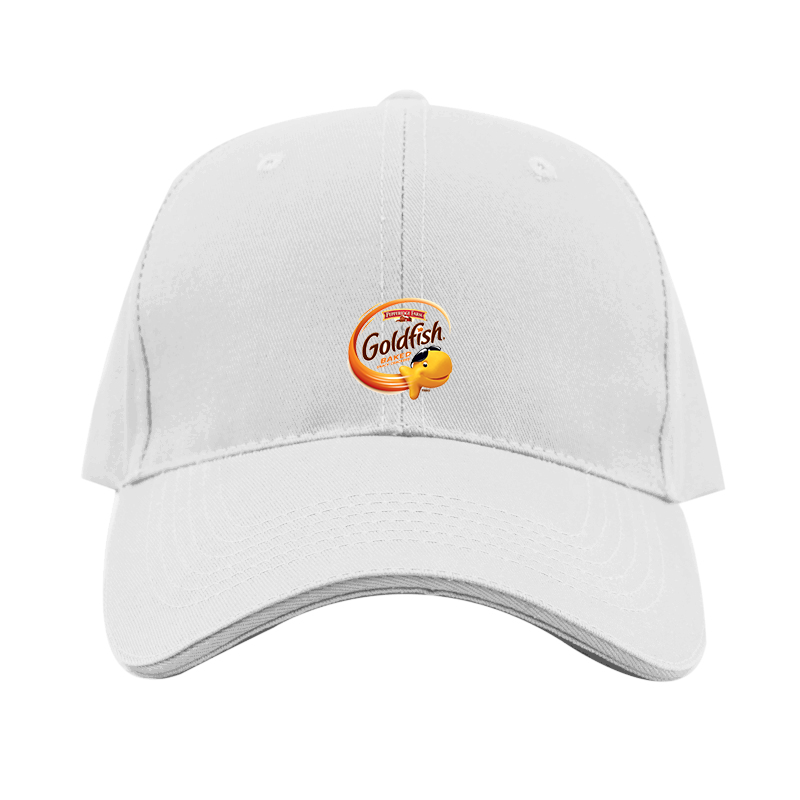 Goldfish Logo  Dad Baseball Cap Hat