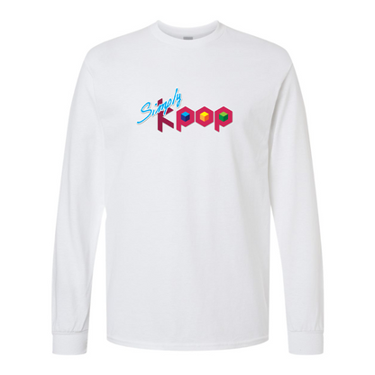Men's  Simply Kpop  Gildan Heavy Cotton Long Sleeve T-Shirt