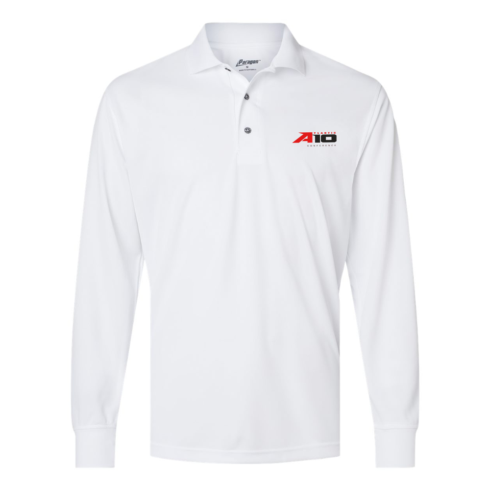 Men's  Atlantic 10 Conference Paragon Prescott Long Sleeve Polo