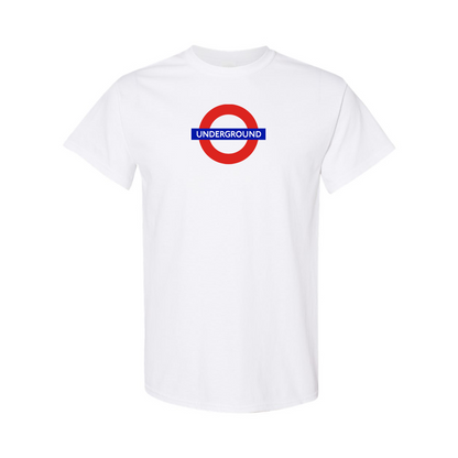 Men's London Tube Logo Cotton T-Shirt