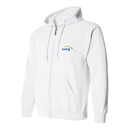 Men's Song Logo Zipper Hoodie