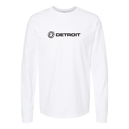 Men's Detroit Diesel Logo Cotton Long Sleeve T-Shirt